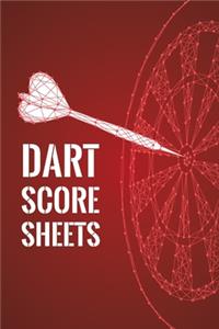 Dart Score Sheets
