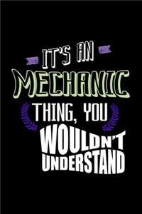 It's a mechanic thing, you wouldn't understand