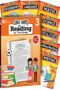 180 Days™ Bundle Grade 3: 8-Book Set