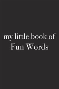 My Little Book of Fun Words