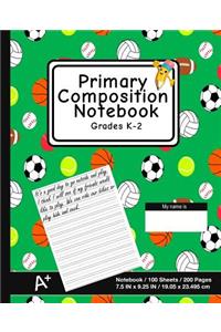 Primary Composition Notebook