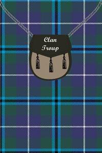 Clan Troup Tartan Journal/Notebook