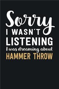 I was Dreaming about Hammer Throw