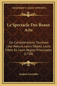 Le Spectacle Des Beaux Arts