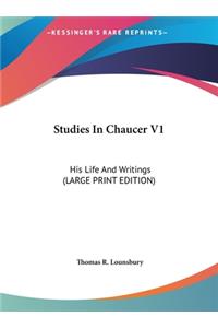 Studies in Chaucer V1