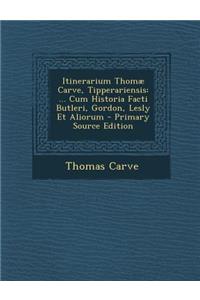 Itinerarium Thomae Carve, Tipperariensis