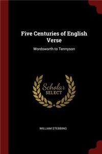 Five Centuries of English Verse