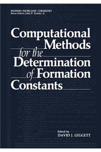 Computational Methods for the Determination of Formation Constants