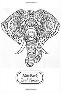 Notebook Journal Dot-grid Elephants Head