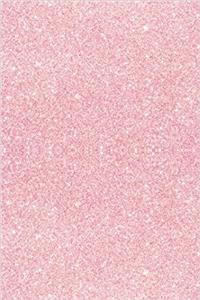 Rose Pink Glitter Journal