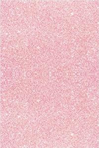 Rose Pink Glitter Journal