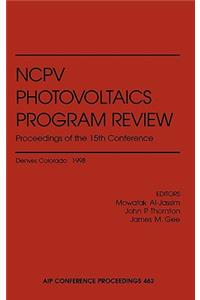Ncpv Photovoltaics Program Review