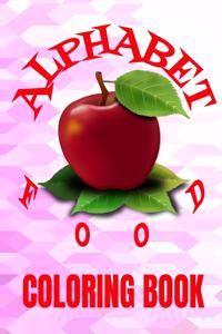 Alphabet Food Coloring Book