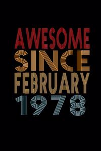 Awesome Since February 1978