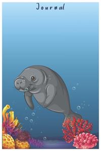 Save The Chubby Mermaids. Manatee Journal Notebook