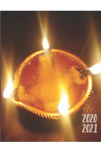 Daily Planner 2020-2021 Hinduism 15 Months Gratitude Hourly Appointment Calendar