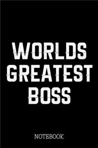 Worlds Greatest Boss - Notebook