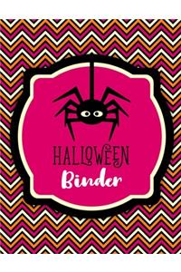 Halloween Binder