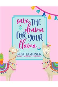 2020 Weekly Planner: 2020 Monthly Planner for January 2020 - December 2020 + Monthly Calendar w/ Notes, To Do List Section, Includes Important Dates, Birthday, Goals + N