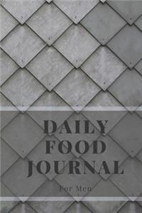 Daily Food Journal For Men