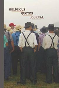 Religious Quotes Journal