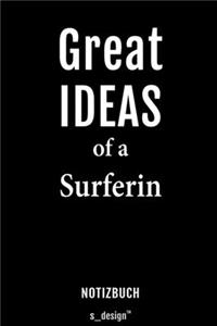 Notizbuch für Surfer / Surferin