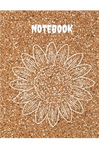 Notebook - A Lined Notebook Journal - Rock Flower Cover