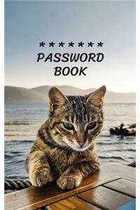 Internet Password Book with Tabs Keeper Manager And Organizer You All Password Notebook Cat cover