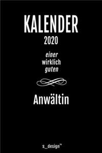 Kalender 2020 für Anwälte / Anwalt / Anwältin