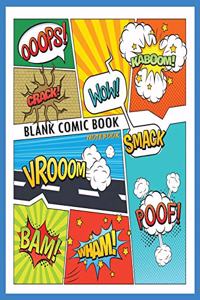 Blank Comic Book Notebook