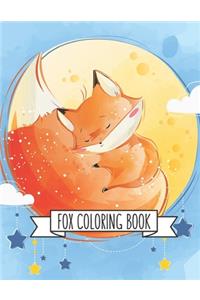 Fox Coloring Book