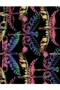 Feather Dragonfly Composition Book