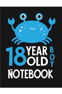 18 Year Old Boy Notebook