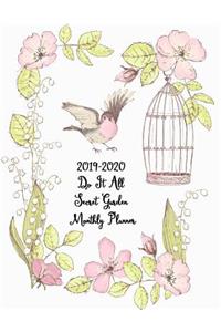 2019-2020 Do It All Secret Garden Monthly Planner