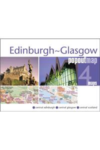 Edinburgh and Glasgow PopOut Map