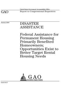 Disaster assistance