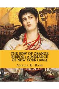 bow of orange ribbon