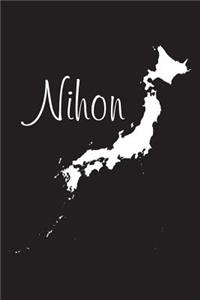 Nihon - Black 101 - Lined Notebook with Margins - 6X9