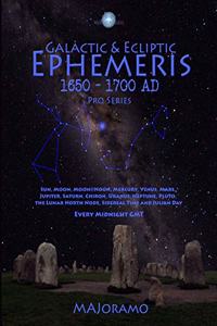 Galactic & Ecliptic Ephemeris 1650 - 1700 Ad