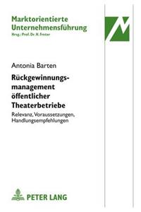 Rueckgewinnungsmanagement Oeffentlicher Theaterbetriebe