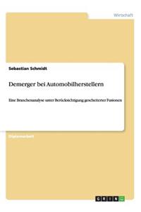 Demerger bei Automobilherstellern