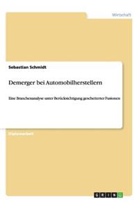 Demerger bei Automobilherstellern