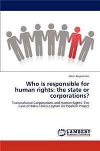 Who is responsible for human rights