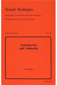 Subsidiaritaet Und Solidaritaet