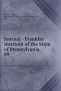 Journal - Franklin Institute of the State of Pennsylvania