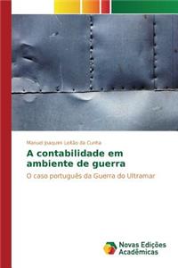 A contabilidade em ambiente de guerra