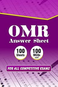 OMR Sheet for all competitive exams - 100 sheets, 100 MCQs each