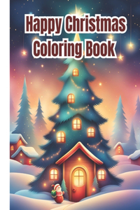Happy Christmas Coloring Book