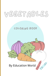 Vegetables Coloring Book For Kids