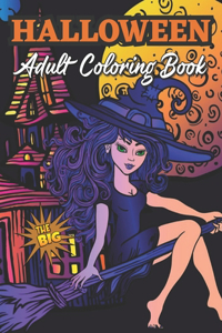The Big Halloween Coloring Book for Adults